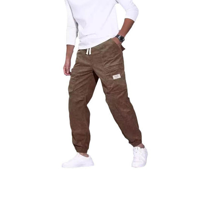 Men’s Corduroy Overalls - Casual Multi-Pocket Cargo Pants for 2025 - Buy Center