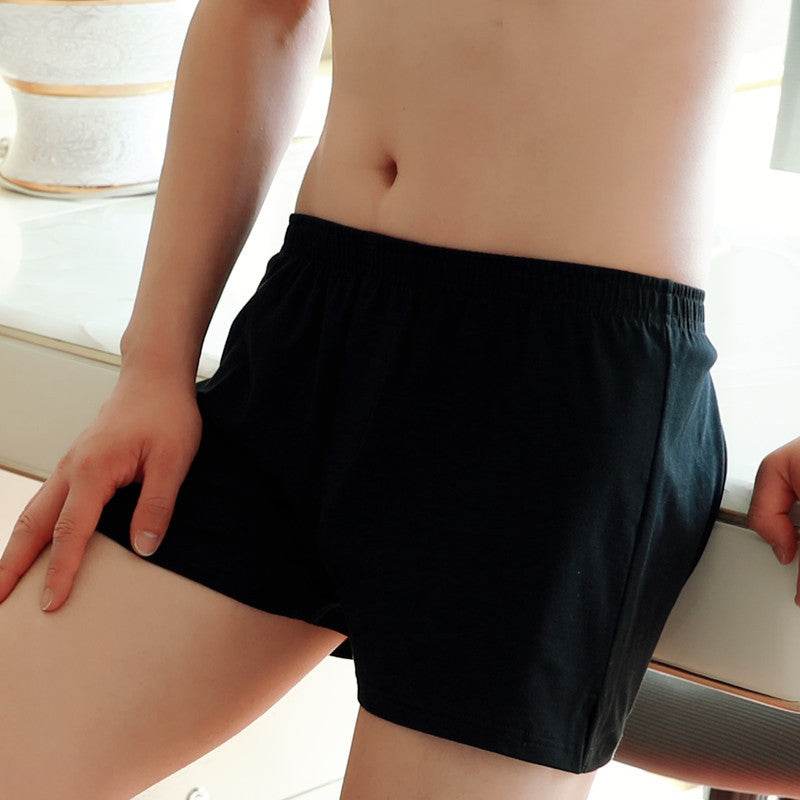 Men's Plus Size Cotton Loose Boxer Shorts - Comfortable Mid-Waist Fit - Buy Center