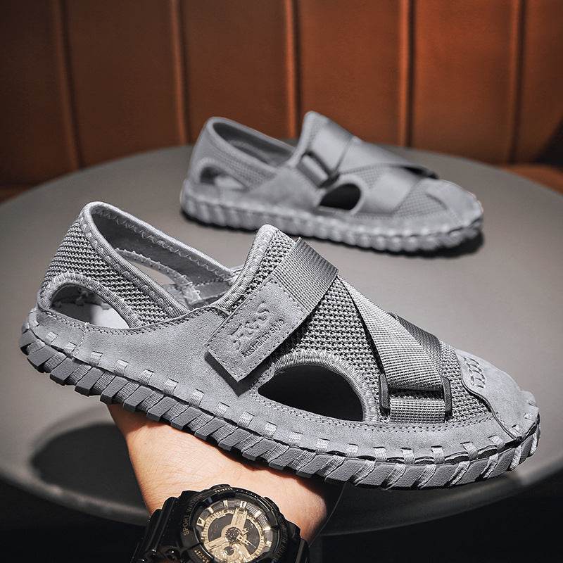 Summer Hollow Men's Breathable Mesh Sandals - Stylish Comfort for Every Occasion - Buy Center
