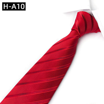Elegant Red Polyester Fabric Tie - Perfect for Weddings & Formal Events - Buy Center