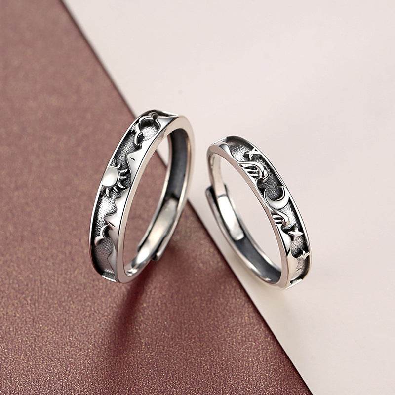 Luxury Adjustable Ring for Men & Women - Stylish 925 Silver Constellation - Buy Center