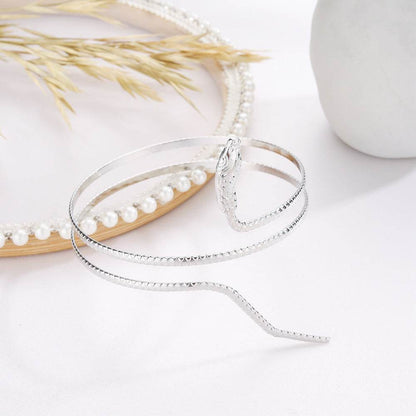 Buycenter Double-layer Snake Armband Bracelet - Trendy Body Jewelry - Buy Center