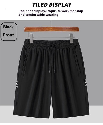 Buycenter Cotton Quick-Drying Straight Shorts - Casual & Comfortable Fit - Buy Center