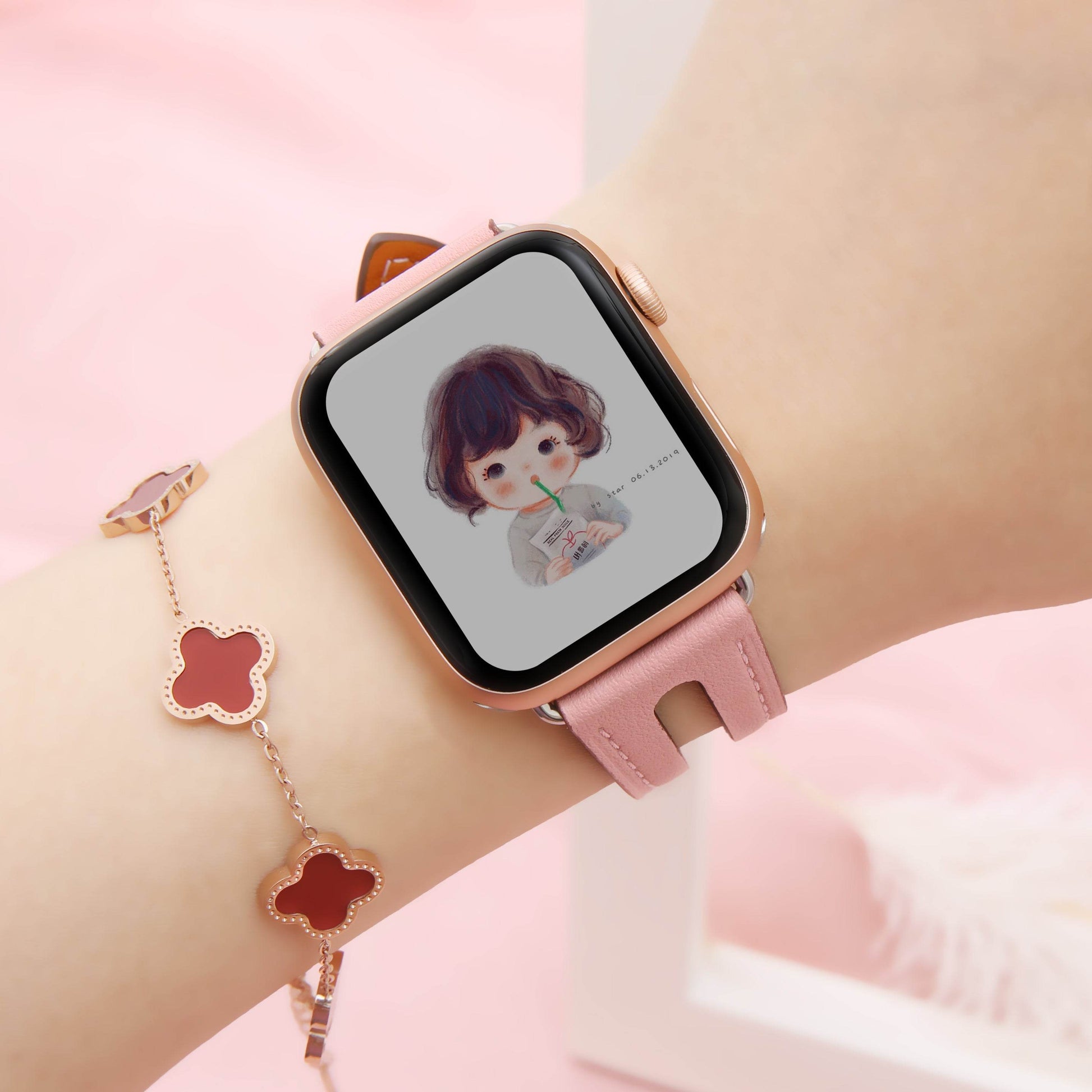 Generation Tide Men's Leather Strap - Breathable & Stylish for Apple Watches - Buy Center