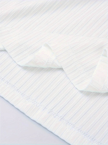 Men's Long Sleeve Crew Neck T-Shirt - Casual Solid Top for Every Season - Buy Center