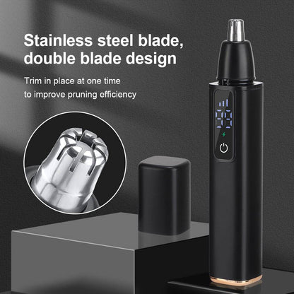 Men's Electric Nose Hair Trimmer - Rechargeable with Digital Display - Buy Center