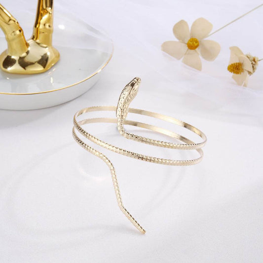 Buycenter Double-layer Snake Armband Bracelet - Trendy Body Jewelry - Buy Center
