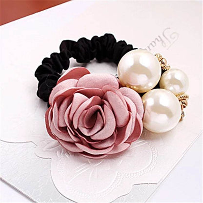 Handmade Camellia Hair Tie Headdress - Vintage Floral Accessory 2025 - Buy Center