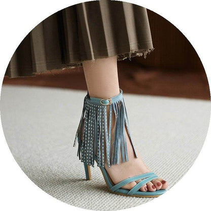 SU High Heels Sandals for Women - Elegant Round Toe in Classic Colors - Buy Center