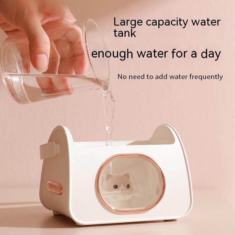 Cute Mini Humidifier - Large Capacity USB Facial Steamer for Small Rooms - Buy Center