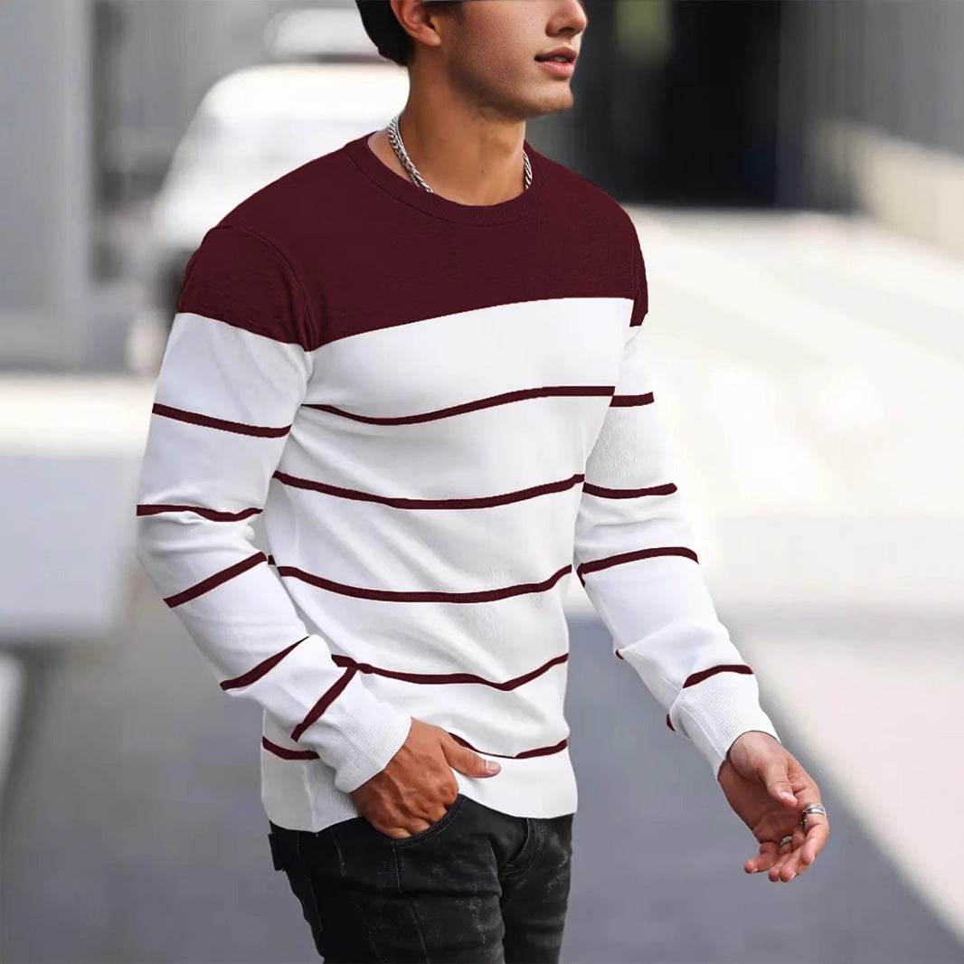 Buycenter Men's Casual Sweater - Trendy Crew Neck in 3 Colors - Buy Center