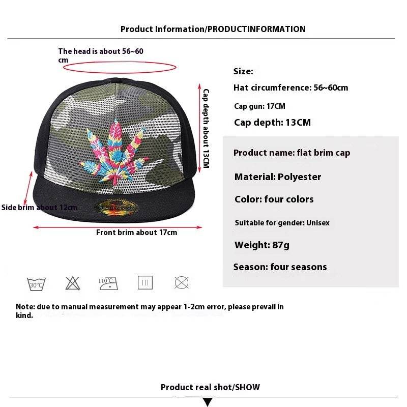 Adjustable Camouflage Baseball Cap - Stylish Maple Leaf Design for 2025 - Buy Center