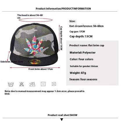Adjustable Camouflage Baseball Cap - Stylish Maple Leaf Design for 2025 - Buy Center