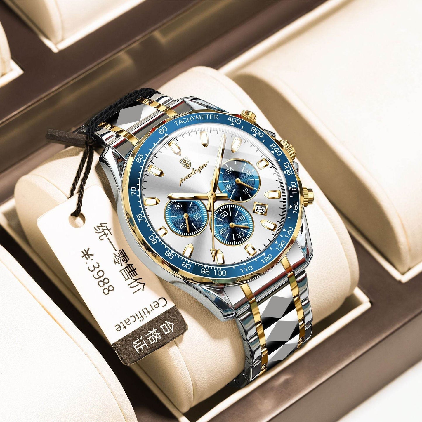 Stylish Waterproof Luminous Men's Quartz Watch - Modern Design 2025 - Buy Center