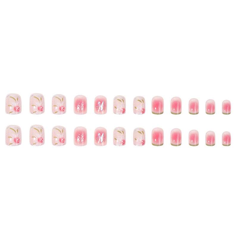 Camellia Smudge Nail Patch - Effortless Nail Art with Glue & Jelly Glue - Buy Center