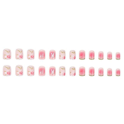Camellia Smudge Nail Patch - Effortless Nail Art with Glue & Jelly Glue - Buy Center