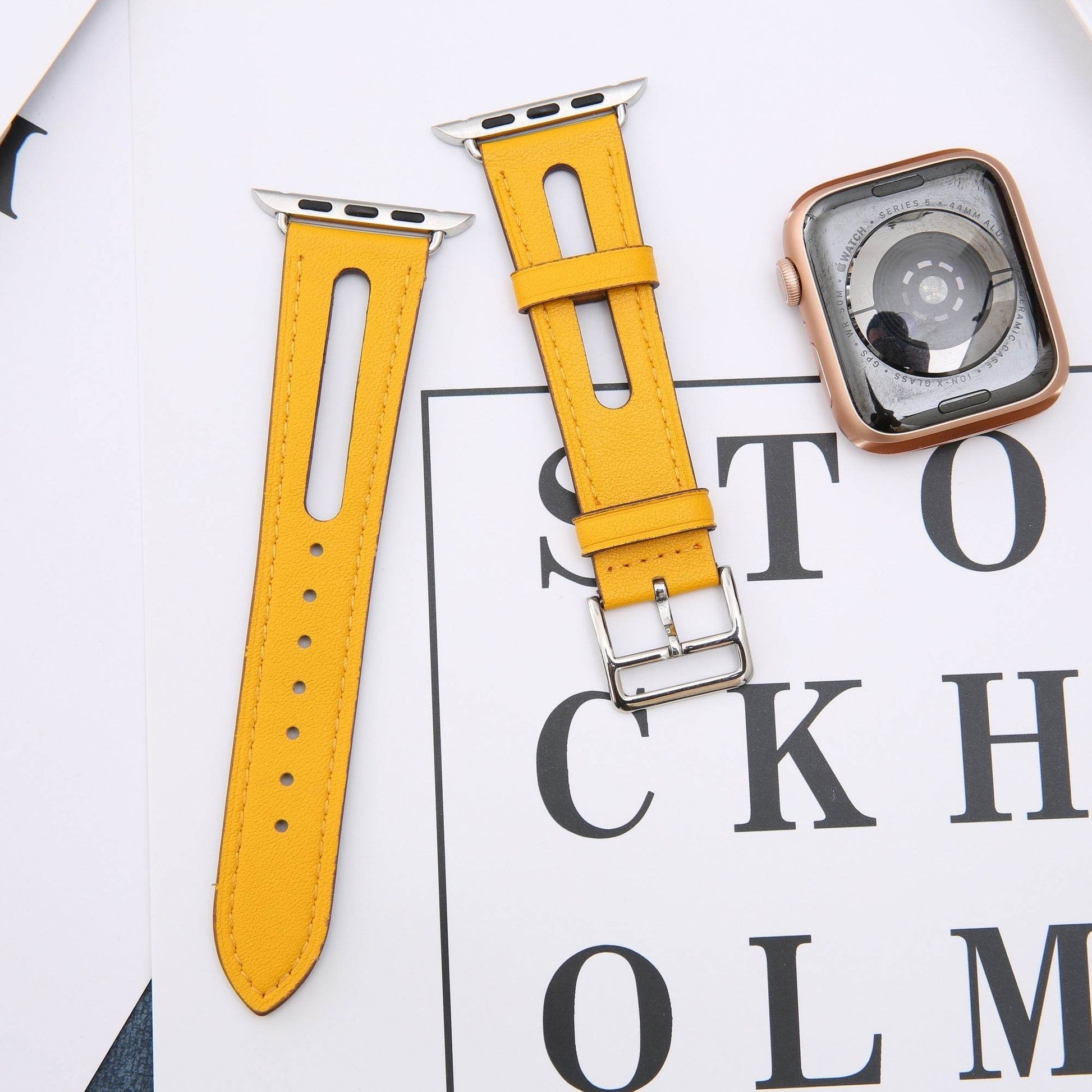 Generation Tide Men's Leather Strap - Breathable & Stylish for Apple Watches - Buy Center