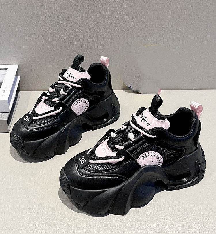 Buycenter Women's Breathable Sneakers - Thick Bottom Casual Vulcanize Shoes - Buy Center