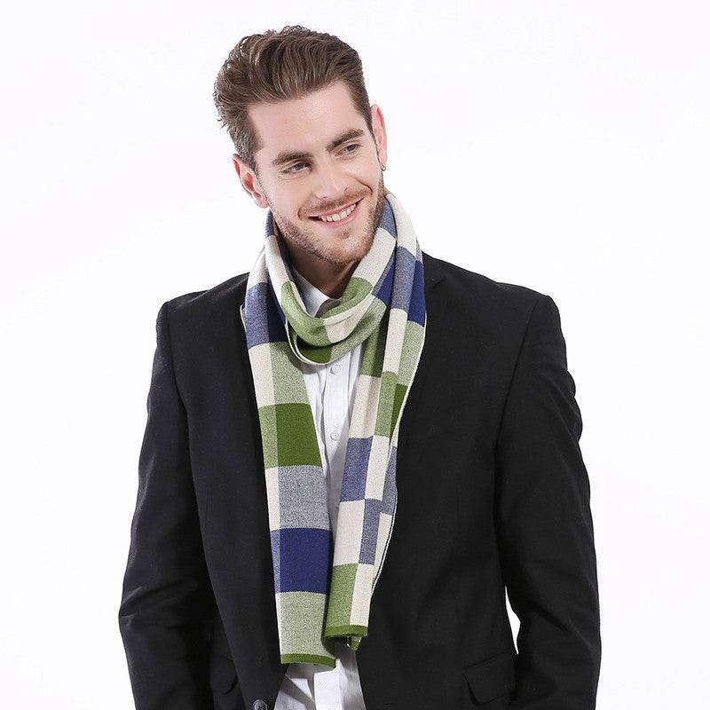 Classic British Checked Cashmere Scarf - Stylish Warmth for Men 2025 - Buy Center