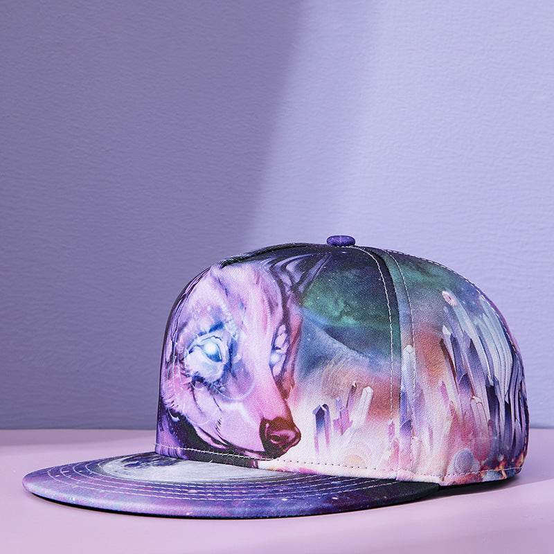 Buycenter Hip Hop Printed Hat for Men - Breathable Summer Dome Style - Buy Center