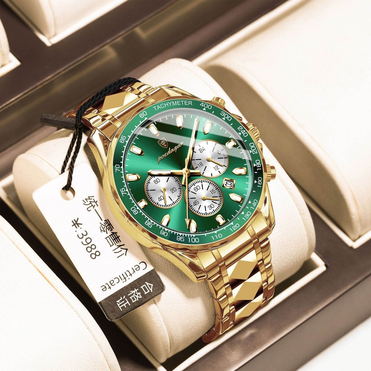 Stylish Waterproof Luminous Men's Quartz Watch - Modern Design 2025 - Buy Center