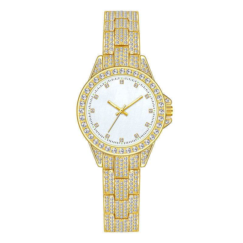 Buy Center Women's Diamond Watch - Elegant Dress Timepiece with Rhinestones - Buy Center