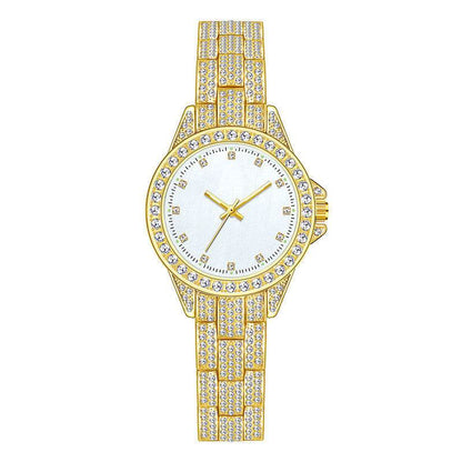 Buy Center Women's Diamond Watch - Elegant Dress Timepiece with Rhinestones - Buy Center
