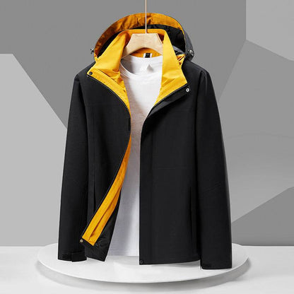 Men's Color Blocked Sports Jacket - Waterproof & Breathable Parka 2025 - Buy Center