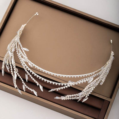 Elegant Golden Alloy Double Mesh Headband - Fashion-Forward Hair Accessory - Buy Center