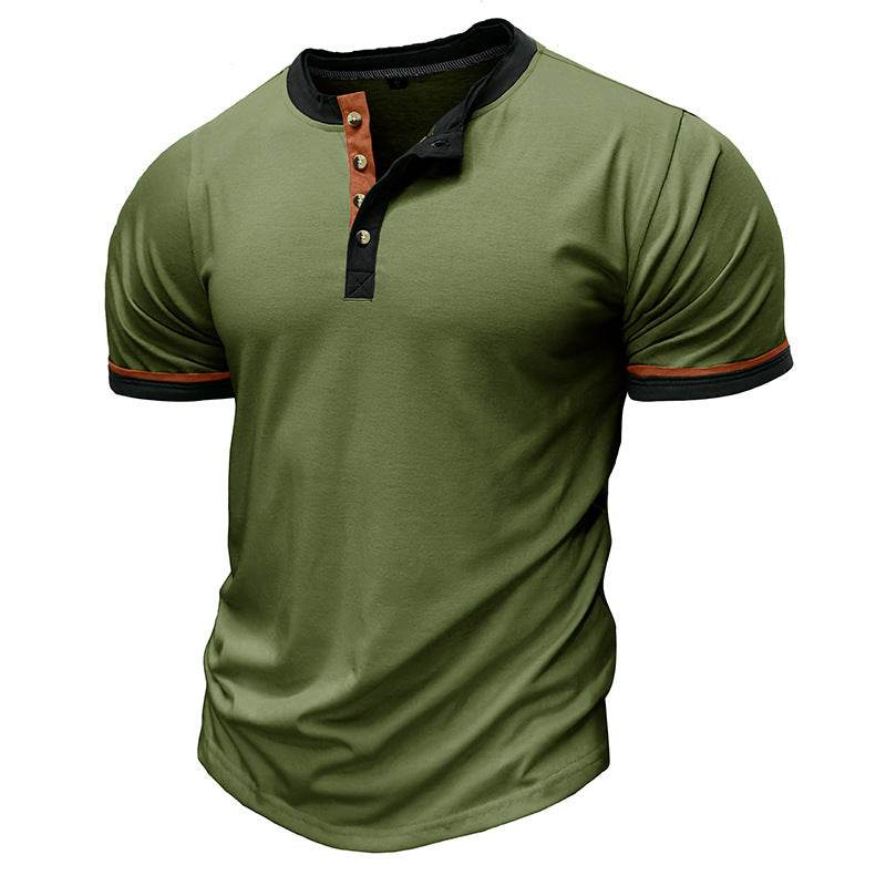 European & American Short-Sleeve T-Shirt - Casual Sports Fitness Wear - Buy Center