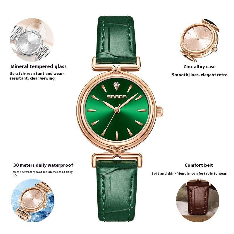 Women's Retro Mesh Strap Watch - Stylish & Waterproof for All Occasions - Buy Center
