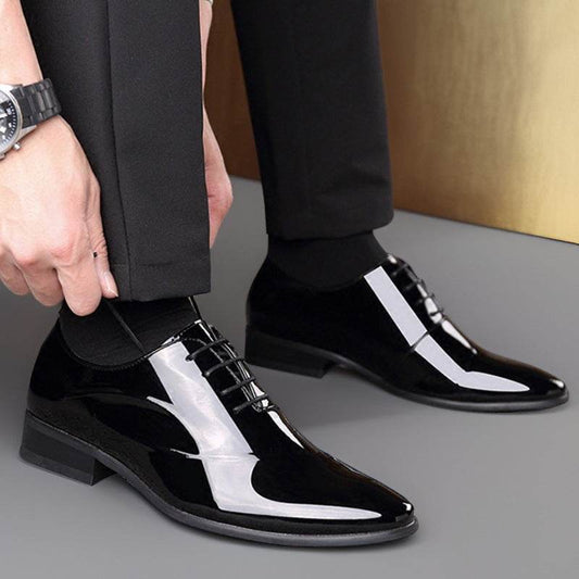 Youth Lace-Up Plus Size Men's Formal Shoes - Trendy & Versatile Styles - Buy Center