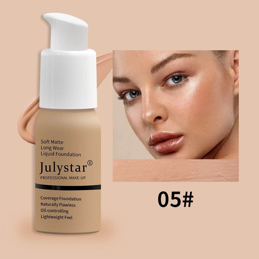 Waterproof Liquid Foundation - Long-Lasting Concealer for Flawless Skin - Buy Center