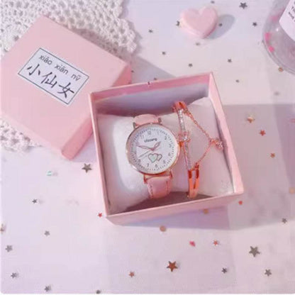 Simple Luminous Children's Watch - Stylish Leather Strap, Trendy Colors - Buy Center