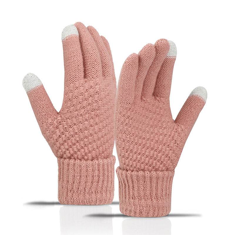 Women's Fleece-Lined Cycling Gloves - Windproof & Touch Screen Friendly - Buy Center