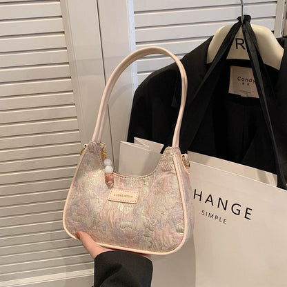 Buycenter French Fashion Handbag - Urban Shoulder Bag in Purple or Pink - Buy Center