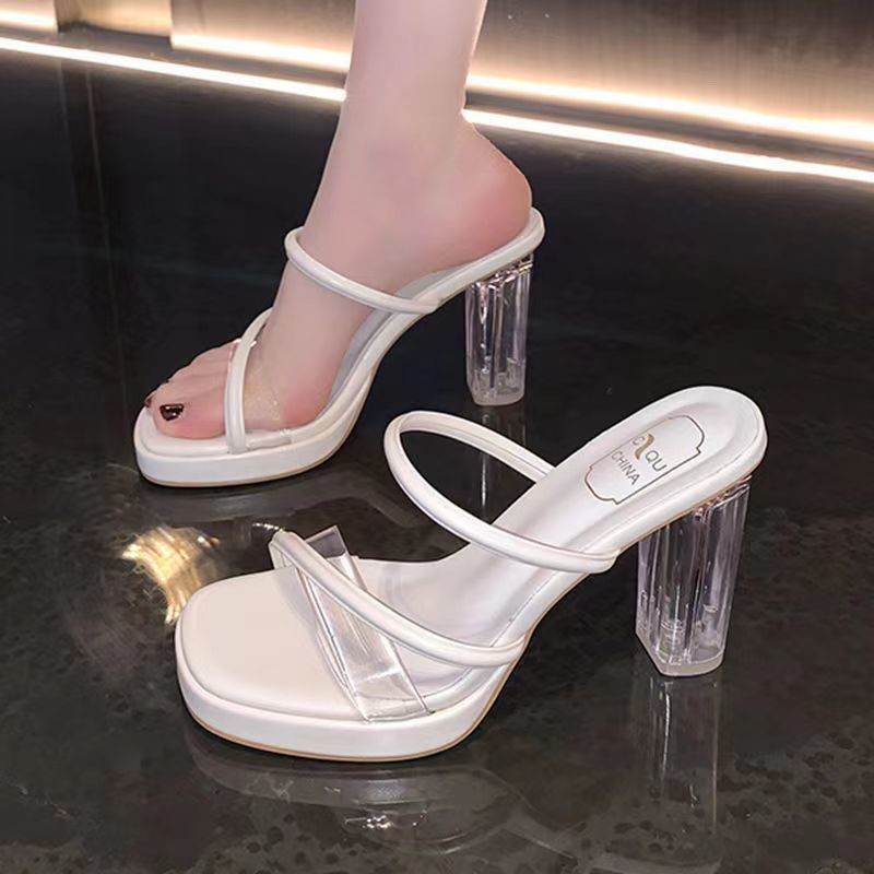 Open Toe Chunky Heel Platform Sandals - Stylish Women’s High Heels 2025 - Buy Center