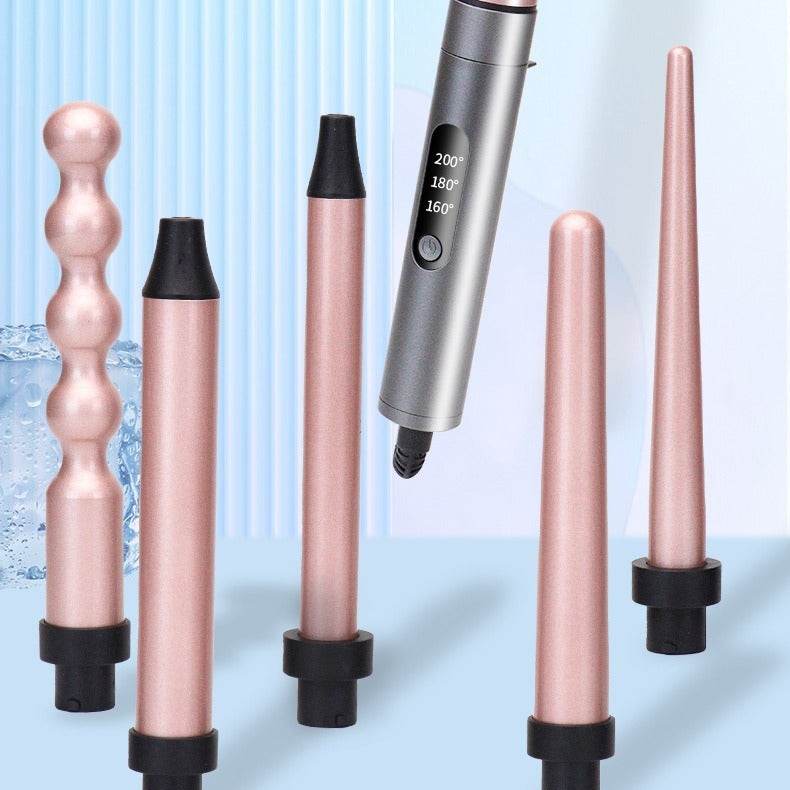 Multi-functional Modeling Hair Curler - 6 in 1, Adjustable Temperature Design - Buy Center