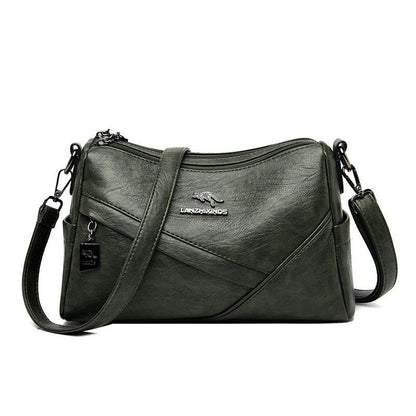 Stylish Soft Leather Crossbody Bag - Trendy Large Capacity 2025 - Buy Center