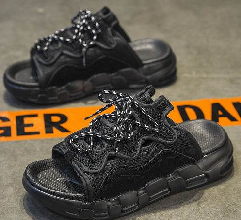 Men's Summer Non-Slip Platform Sandals - Trendy Outdoor Comfort & Style - Buy Center