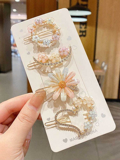 Summer Alloy Handmade Flower Barrettes - Elegant Wedding Hair Jewelry 2025 - Buy Center