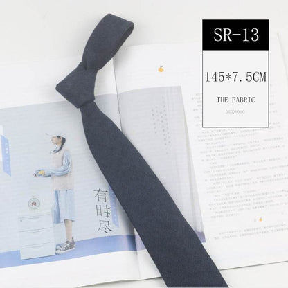 Korean Style Unisex Suede Bow Tie - Trendy Casual Accessory 2025 - Buy Center