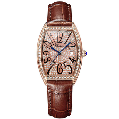 Women's Casual Sports Watch - Solid Steel Band & Blue Hand Design - Buy Center