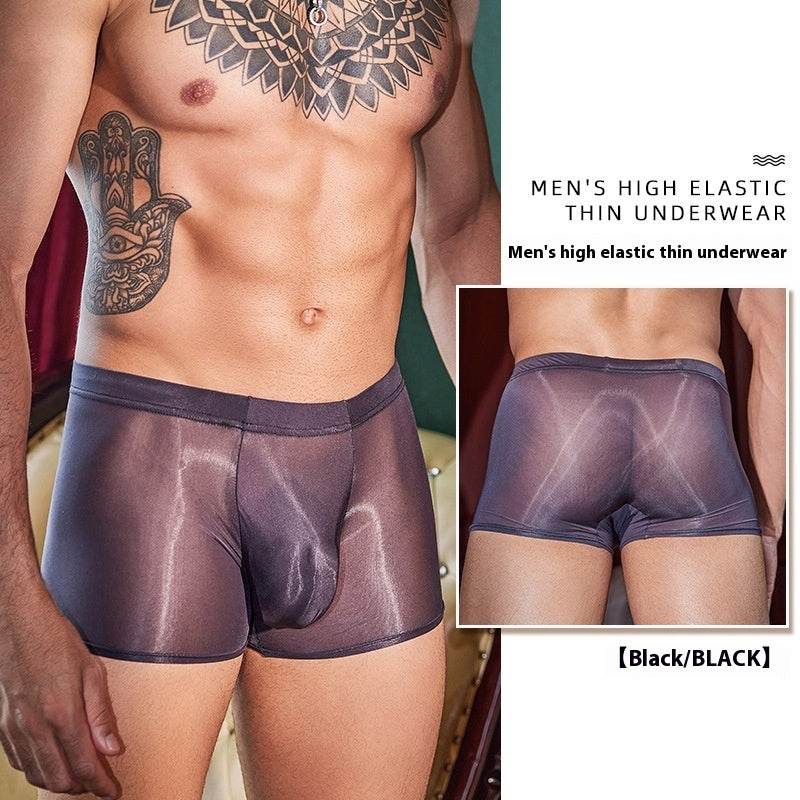 Men's Ultra-Thin Breathable Underwear - Silky Comfort Briefs for Style - Buy Center