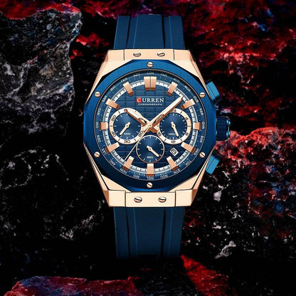 Men's Calendar Quartz Watch - Stylish Business Accessory in 5 Colors - Buy Center