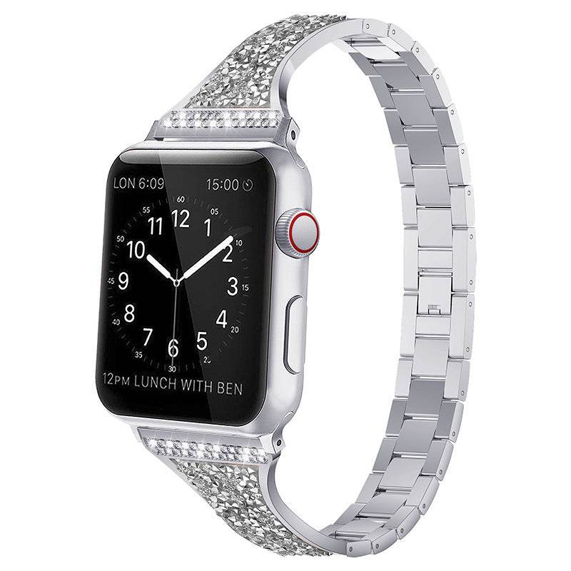Three-Bead Stylish Stainless Steel Strap for Apple Watch - Trendy Looks - Buy Center