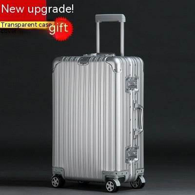 Large Capacity Aluminum Magnesium Trolley Case - Waterproof & Stylish Travel - Buy Center