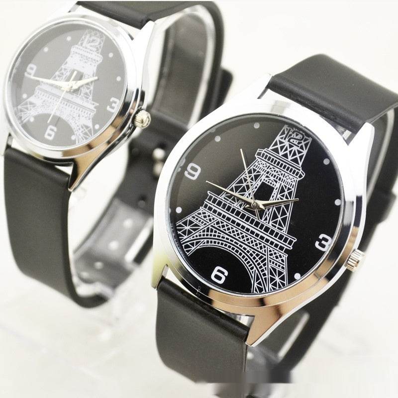 Paris Tower Couple Watches - Stylish Set for Men & Women, Durable Design - Buy Center