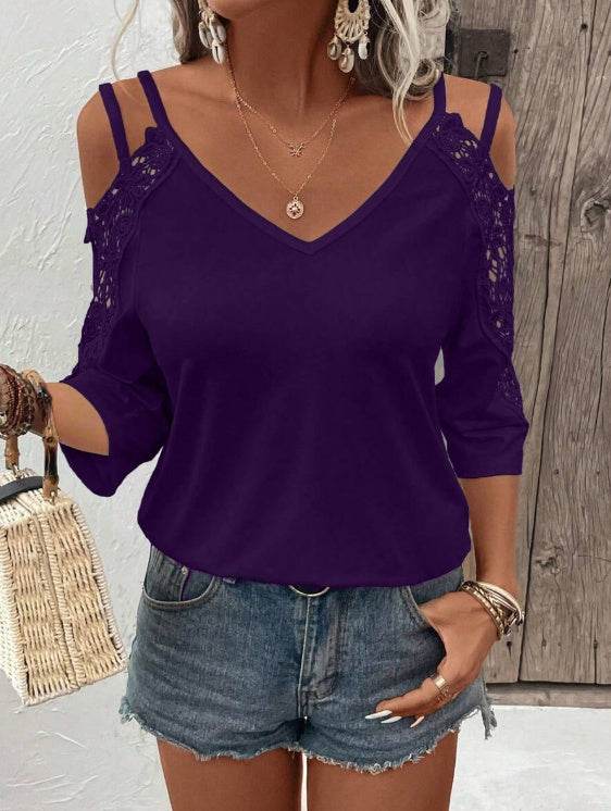 Buycenter Women's Casual Short Sleeve Top - Lightweight and Stylish - Buy Center