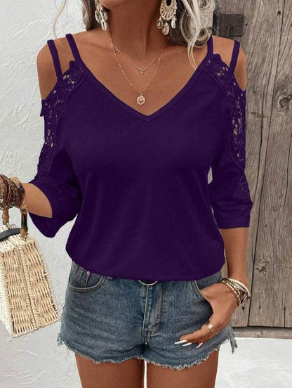 Buycenter Women's Casual Short Sleeve Top - Lightweight and Stylish - Buy Center